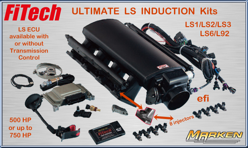 FiTech Ultimate LS Induction Systems for LS1/LS2/LS3/LS6/L92 Engines